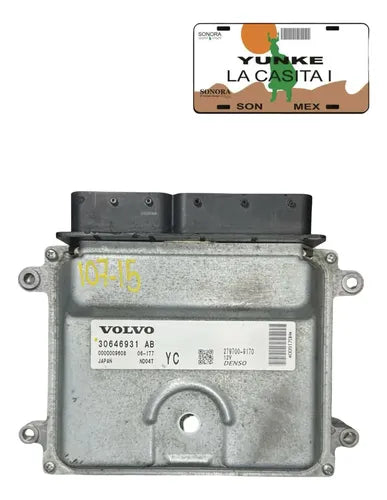 Pcm Computadora Volvo S80 3.2l 2007-2014 30646931 Ab (yc) P1