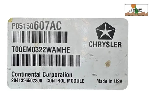 Computadora Jeep Patriot 2.4l A/t 2012 P05150607ac