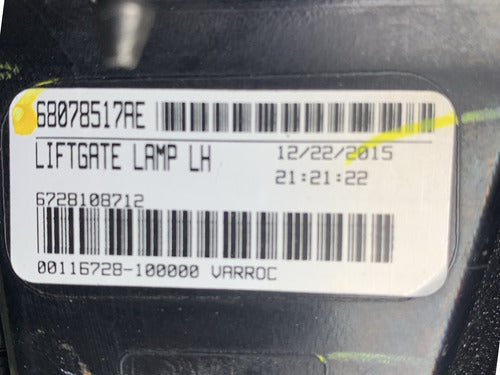 Calavera Interior Izquierda Dodge Journey 11-17  68078517ae