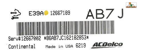 Computadora Pcm  Chevrolet Equinox 2.4l 2017 12667189 (ab7j)