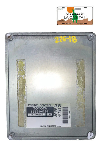 Pcm Computadora Toyota Rav4 2.0l M/t 1998 4x4 89661-42381