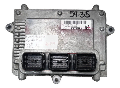 Pcm Computadora Honda Pilot 3.5l A/t 2008 37820-pvj-a91 (3g)