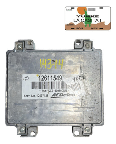 Computadora Chevrolet Malibu 2.2l 07-12 12611549 (ypcx)
