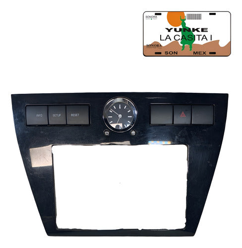 Moldura Tablero Central Fusion 07-09 6n73-5404302-akw Negro