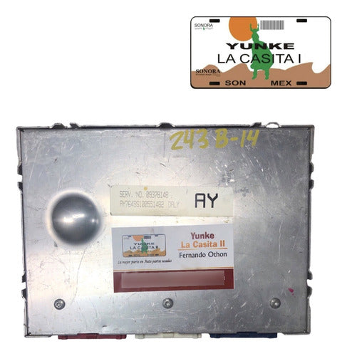Computadora Daewoo Lanos 1.6l M/t 98-01 09378148 Ay
