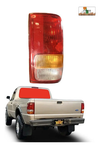 Calavera Lh Ford Ranger 1993-1997 Izquierdo/conductor Rojo