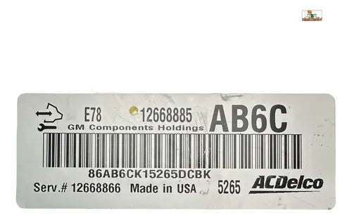 Computadora Chevrolet Cruze 1.8l 2016 12668885 (ab6c)
