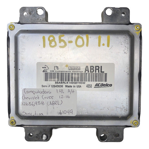 Computadora Chevrolet Cruze 1.4l A/t 12-16 12656958 (abrl)
