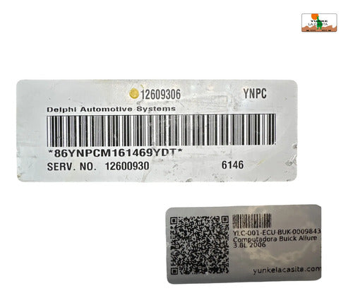 Pcm Computadora Buick Allure 3.8l 2006