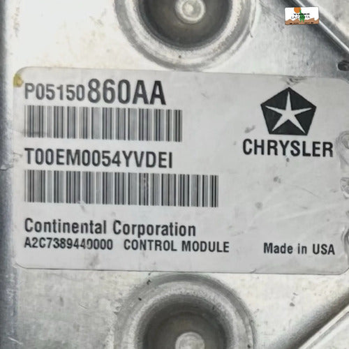 Computadora Dodge Avenger 2.4l 2014 P05150860aa