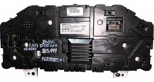 Velocimetro Cluster Dodge Ram 1500 2016 Diesel P68280824 Ac