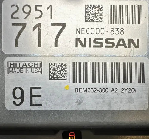 Pcm Computadora Nissan Versa 1.6l 14-18 P2