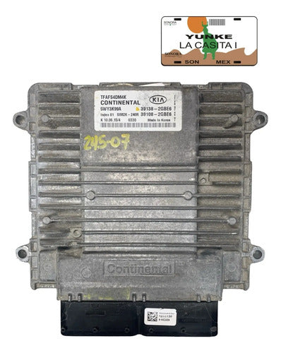 Pcm Computadora Kia Optima 2.4l 2014-2015 39138-2gbe6 P1