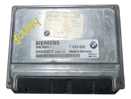 Pcm Computadora Bmw 325i 2004-05 V6 5wk93017