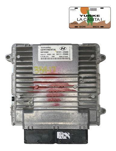 Computadora Hyundai Sonata 2.4l 2011-2014 39101-2g663