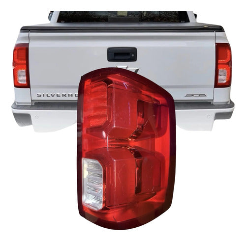 Calavera Rh Chevrolet Silverado 1500 2016-2018 84066479 Derecho/pasajero Rojo