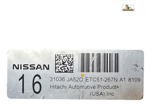 Modulo Tcm Nissan Altima 3.5l 07-09 Etc51-267n (16)