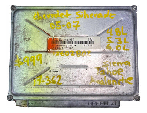 Computadora Chevrolet Silverado 2005-2007 12602802    (ymwy)