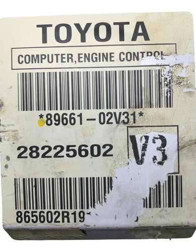 Pcm Computadora Toyota Matrix 1.8l A/t 09-10 89661-02v31