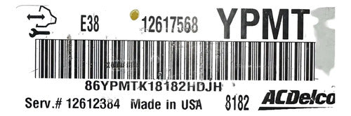 Computadora Chevrolet Impala 3.5l A/t 2008 12617568 (ypmt)