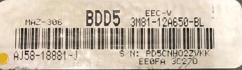 Computadora Mazda 6 3.0l 03-04 3m81-12a650-bl