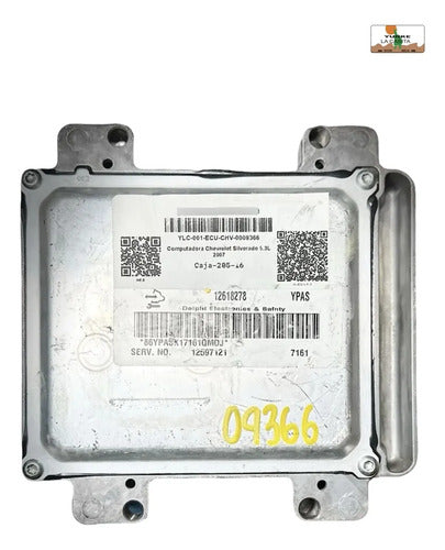 Computadora Chevrolet Silverado 5.3l 2007 12618278 (ypas)