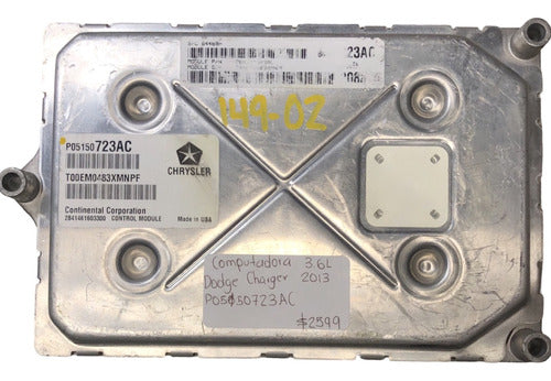 Computadora Dodge Charger 3.6L 2013 P05150723AC