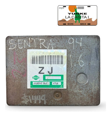 Computadora Nissan Sentra 1.6l M/t 1994     Ja18d43 B65 (zj)