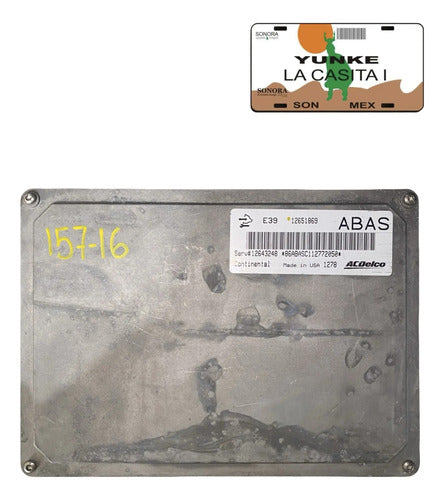 Pcm Computadora Buick Lacrosse 2.4l 2012 12651869 (abas)