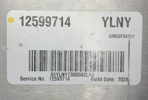 Pcm Computadora Chevrolet Cobalt 2.2l 2006 12599714 Ylny P2