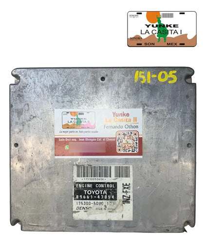Pcm Computadora Toyota Prius 1.5l A/t 01-03 89661-47054