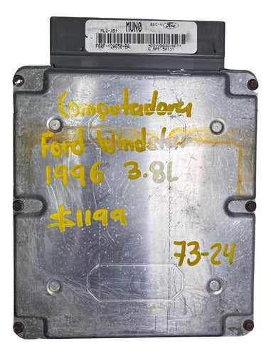 Computadora Ford Windstar 3.8l 1996           F68f-12a650-ba