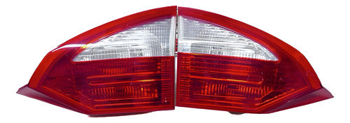 Calavera Par Ford Fiesta 14-19 D2bb-13a603-ac Ambos Lados Rojo