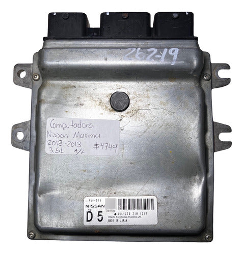 Computadora Nissan Maxima 3.5l A/t 12-13 A56-g76 Z1m (d5)