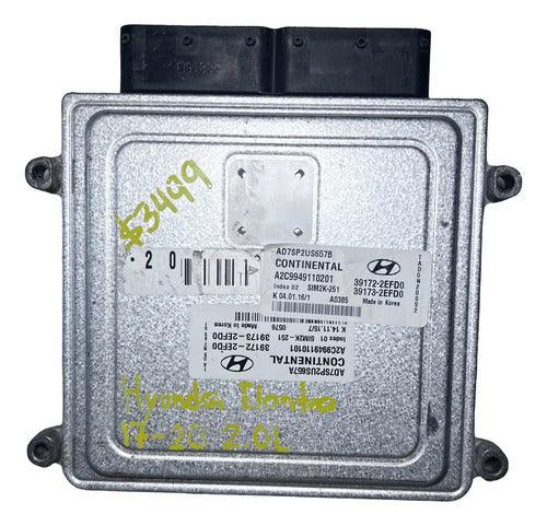 Pcm Computadora Hyundai Elantra 2017-2020 2.0l 39172-2efd0