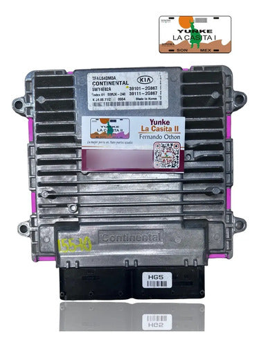 Pcm Computadora Kia Optima 2.4l 11-13 39101-2g867