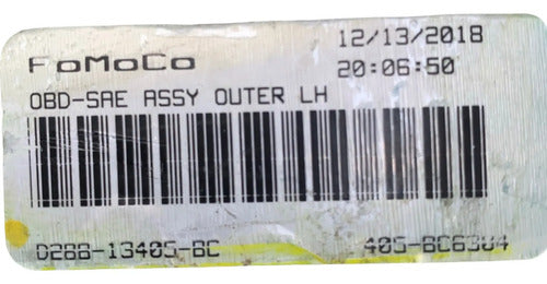 Calavera Lh Ford Fiesta 14-19 D266-13405-bc Izquierdo/conductor Rojo