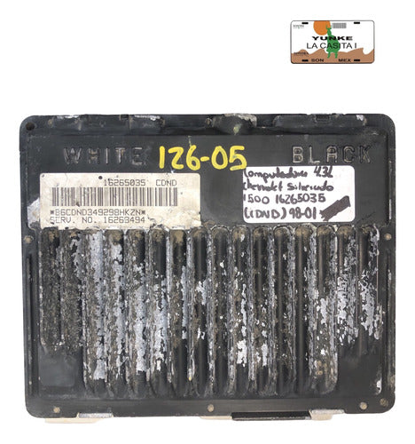 Computadora Chevrolet Silverado 98-01 16265035 (cdnd)