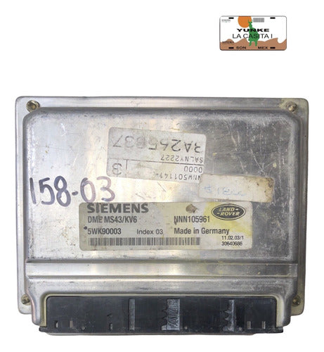 Computadora Land Rover Freelander 2.5l A/t 2004 5wk90003