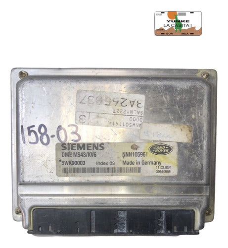 Computadora Land Rover Freelander 2.5l A/t 2004 5wk90003