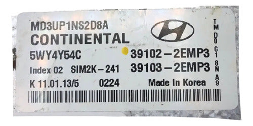 Pcm Computadora Hyundai Elantra A/t 11-13 39102-2emp3