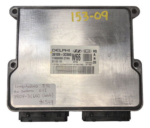 Computadora Kia Sedona 3.5l 11-12 39109-3c660 (w66)
