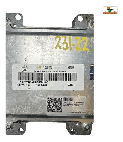 Pcm Computadora Chevrolet Impala 3.5l 2006 P3