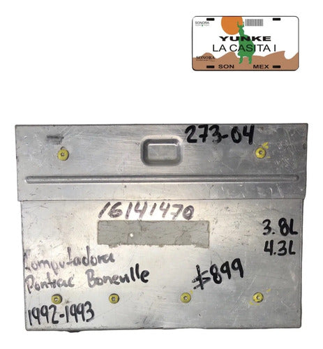 Pcm Computadora Pontiac Boneville 92-93 16141470