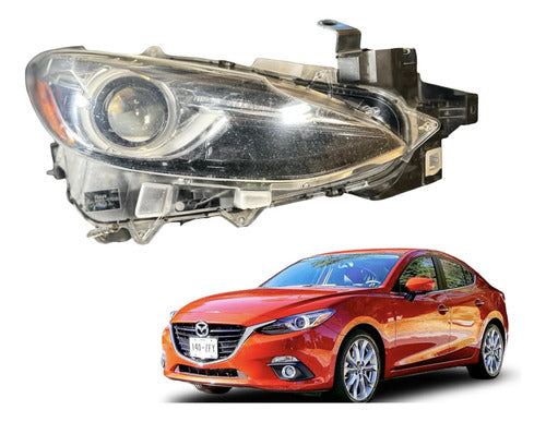 Faro Rh Mazda 3 2014-2018 Bhn3-51030 Derecho/pasajero