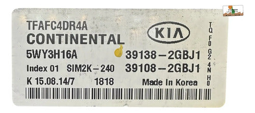 Computadora Kia Optima 2.4l 14-15 39138-2gbj1