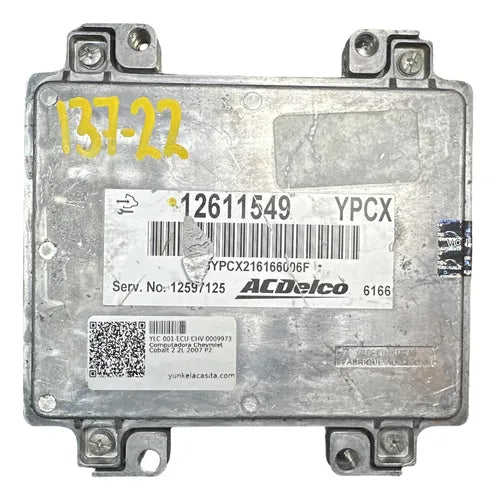 Pcm Computadora Chevrolet Cobalt 2.2l 2007 P2
