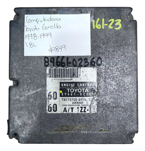 Pcm Computadora Toyota Corolla 1.8l 98-99 89661-02360