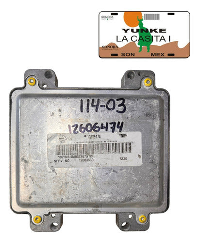 Computadora Chevrolet Impala 3.5l 06-09 12606474 (ynbh)