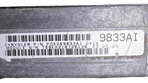 Pcm Computadora Dodge Avenger 2.0l M/t 1998 P05269833ai